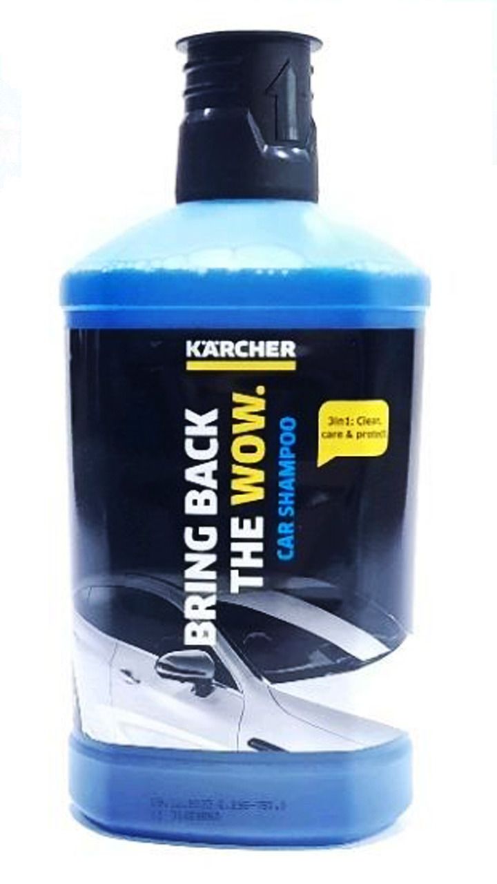 АВТОШАМПУНЬ KARCHER PLUG & CLEN 3 В 1 (1 L)