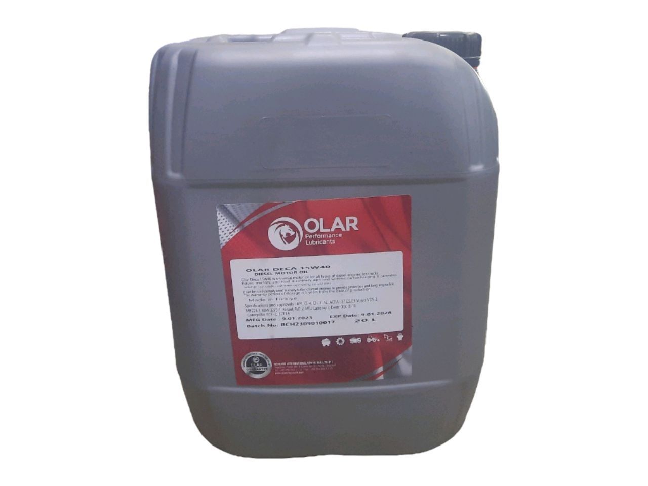 OLAR Deca 15W-40 Diesel CH-4 20L