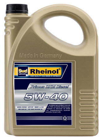 Rheinol Primus DXM 5W-40 5L