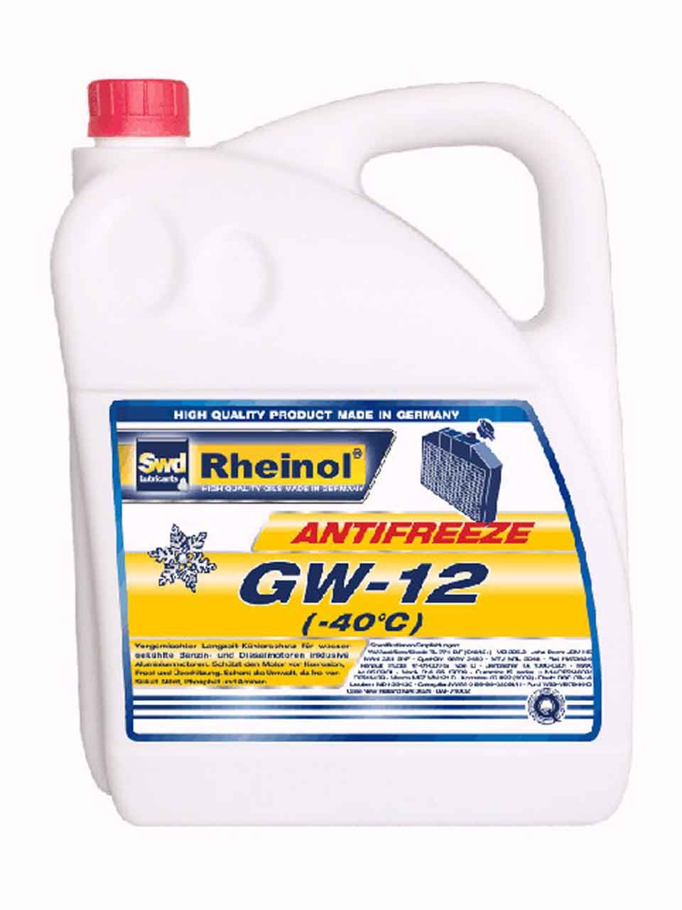 Rheinol Antifreeze GW-12 Konzentrat 5L