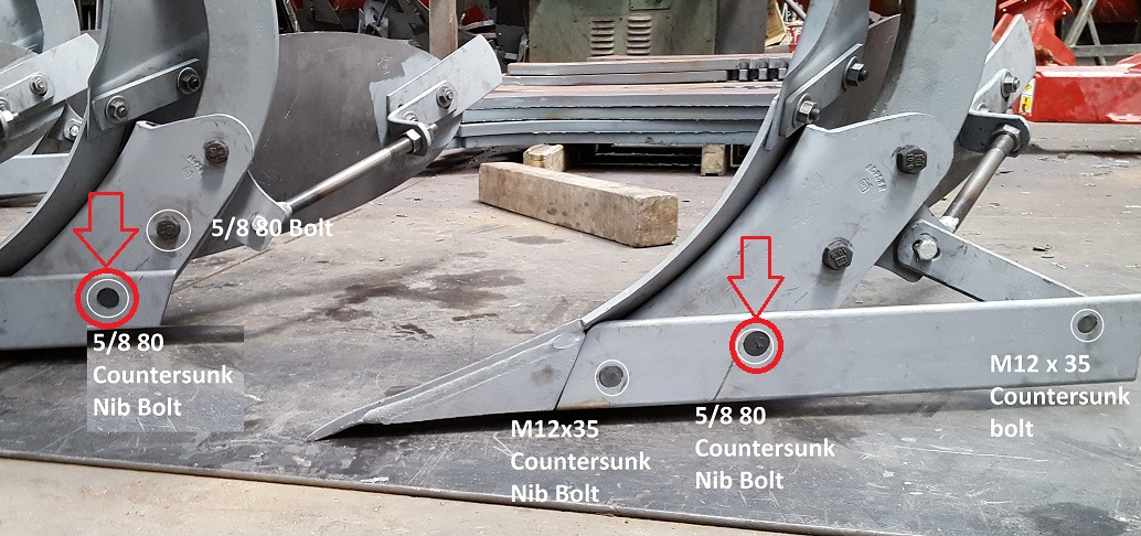 Винт полевой доски 5/8x80 SP Alpler c 2-мя пазами