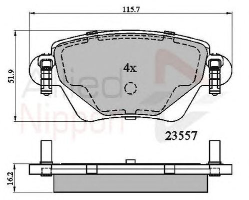 Set placute frina