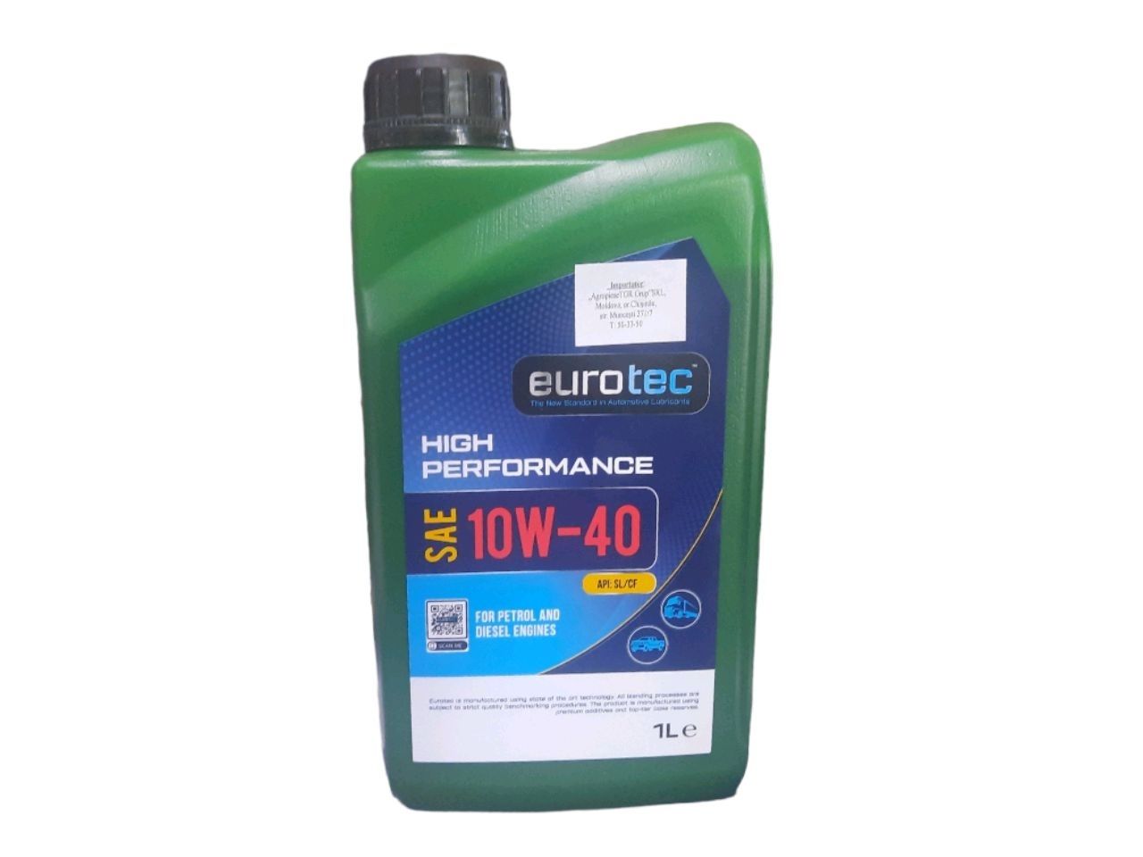 EUROTEC 10w-40 (SL/CF) 1L.