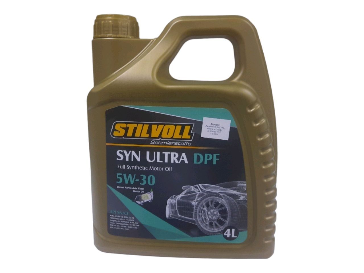 STILVOLL  5W-30 PLUS  DPF  FULL SYNTHETIC  SN/CF 4L