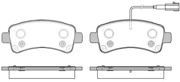 Set placute frana