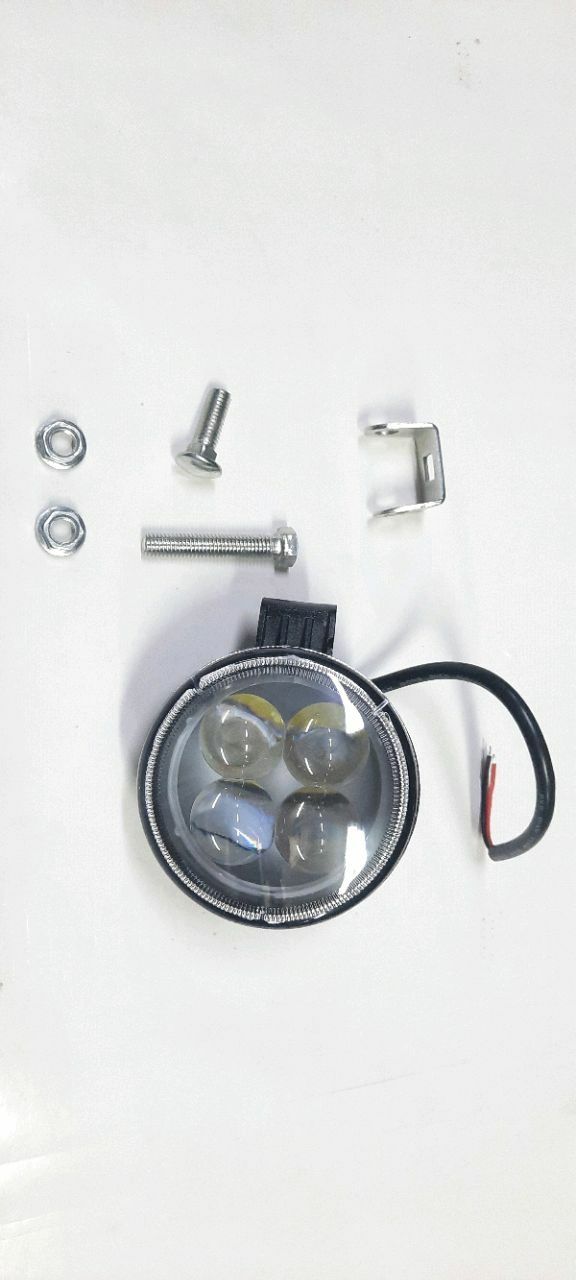 Фара LED 12-80V, (4 LED,12W) круг.